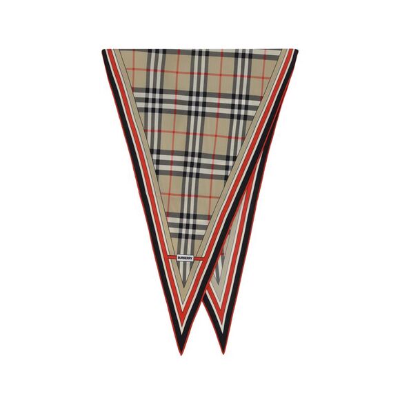 Burberry Women's Foulard in Seta Beige